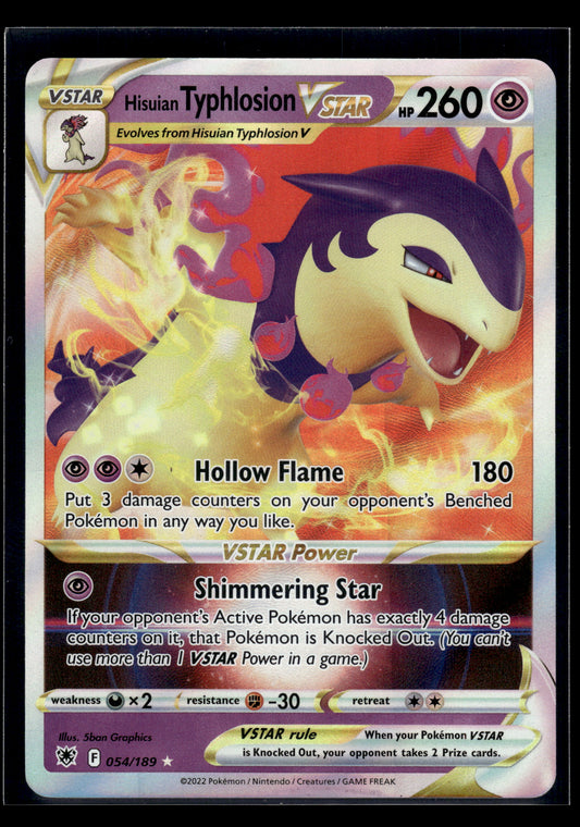 Hisuian Typhlosion VSTAR #054/189 Astral Radiance NM