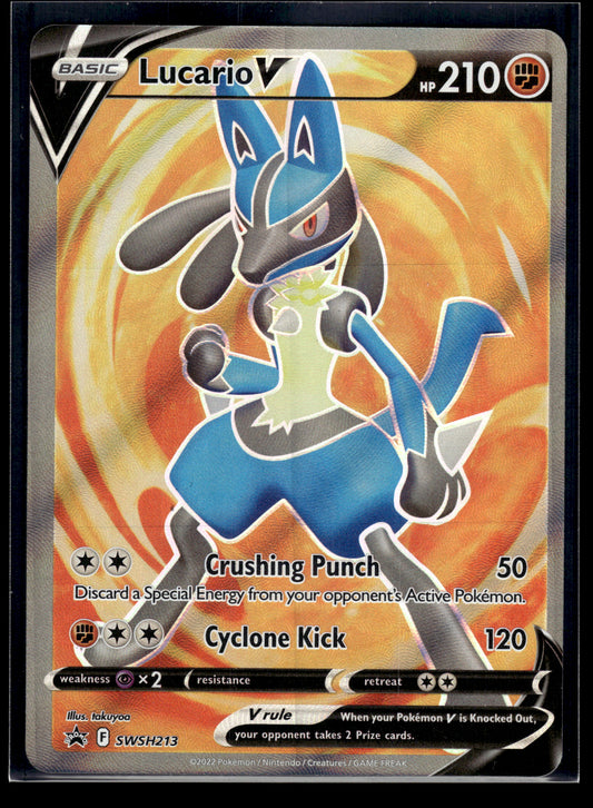 Lucario V #SWSH213 Sword & Shield Promo Cards NM