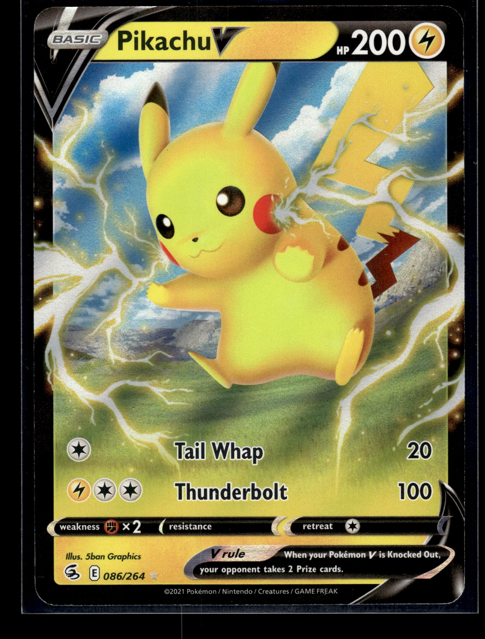 Pikachu V #086/264 Fusion Strike VLP