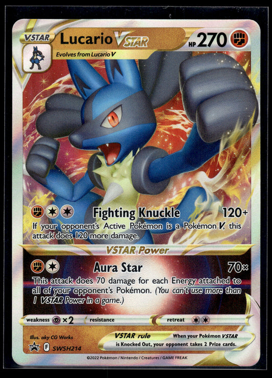 Lucario VSTAR #SWSH214 Sword & Shield Promo Cards LP