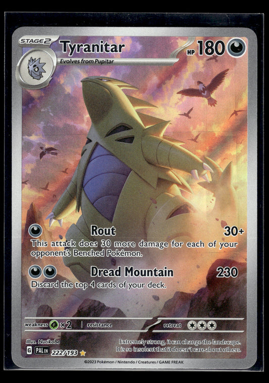 Tyranitar #222/193 Paldea Evolved LP