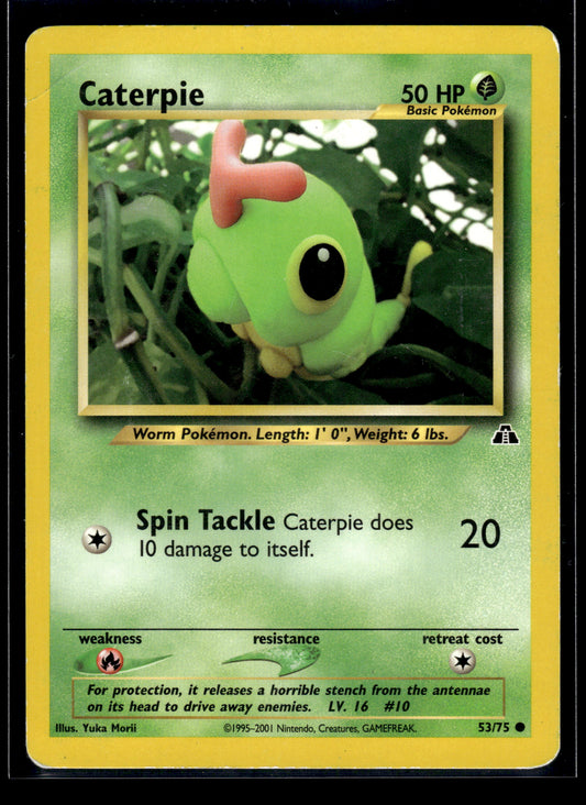 Caterpie #53/75 Neo Discovery HP