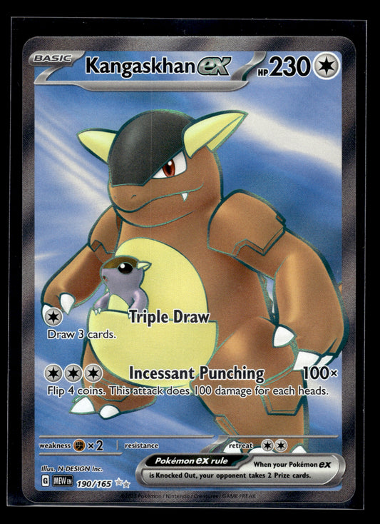 Kangaskhan ex #190/165 Scarlet & Violet 151 VLP