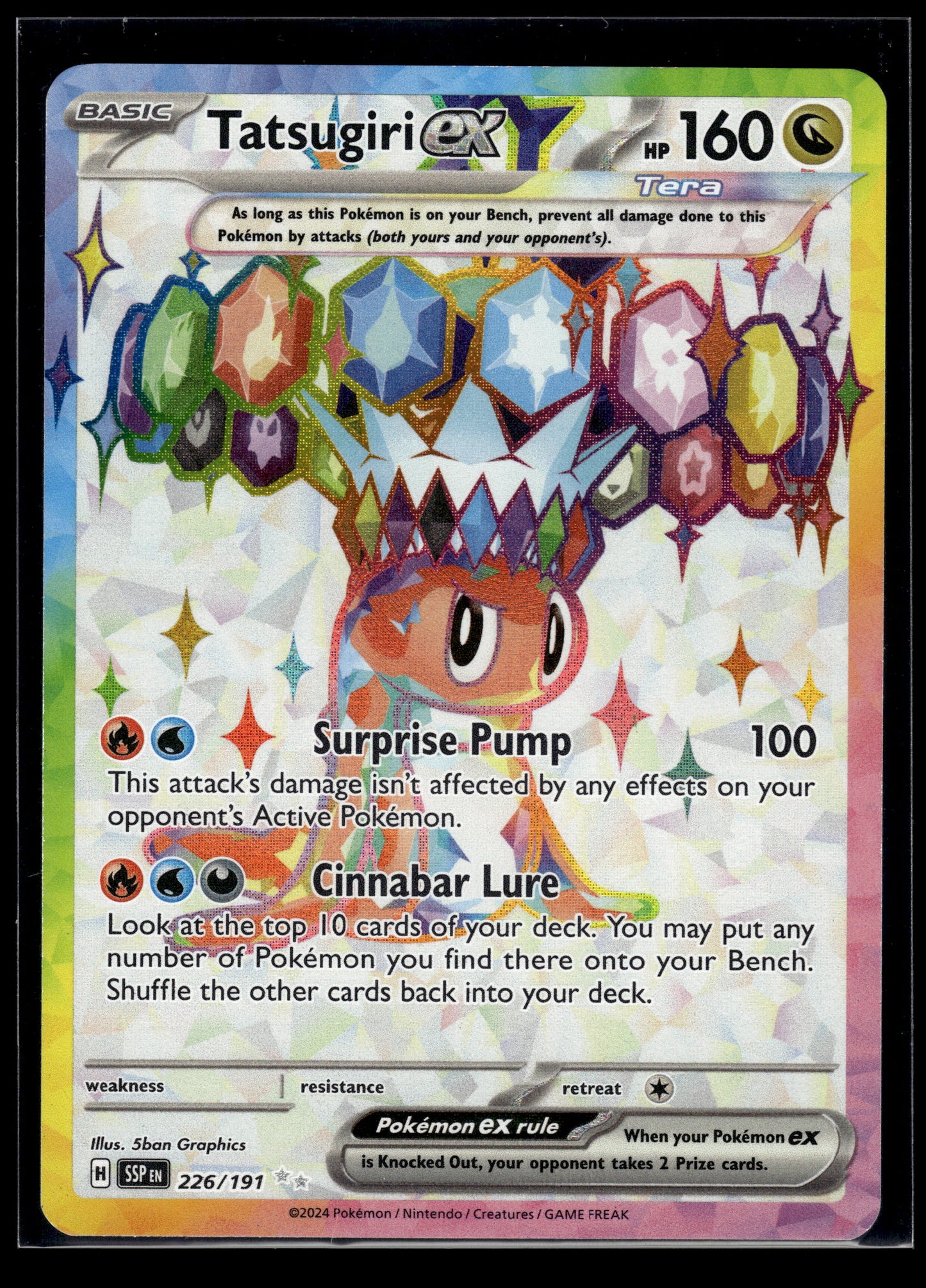 Tatsugiri ex #226/191 Surging Sparks VLP
