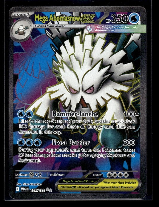 Mega Abomasnow ex #157/132 Mega Evolution VLP