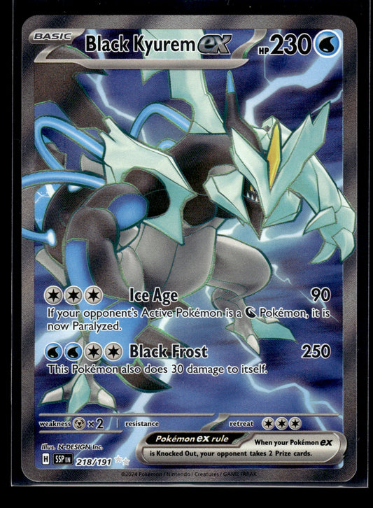 Black Kyurem ex #218/191 Stellar Crown VLP