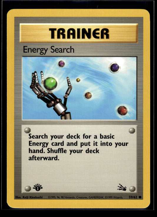 Energy Search #59/62 1st Edition Fossil VLP