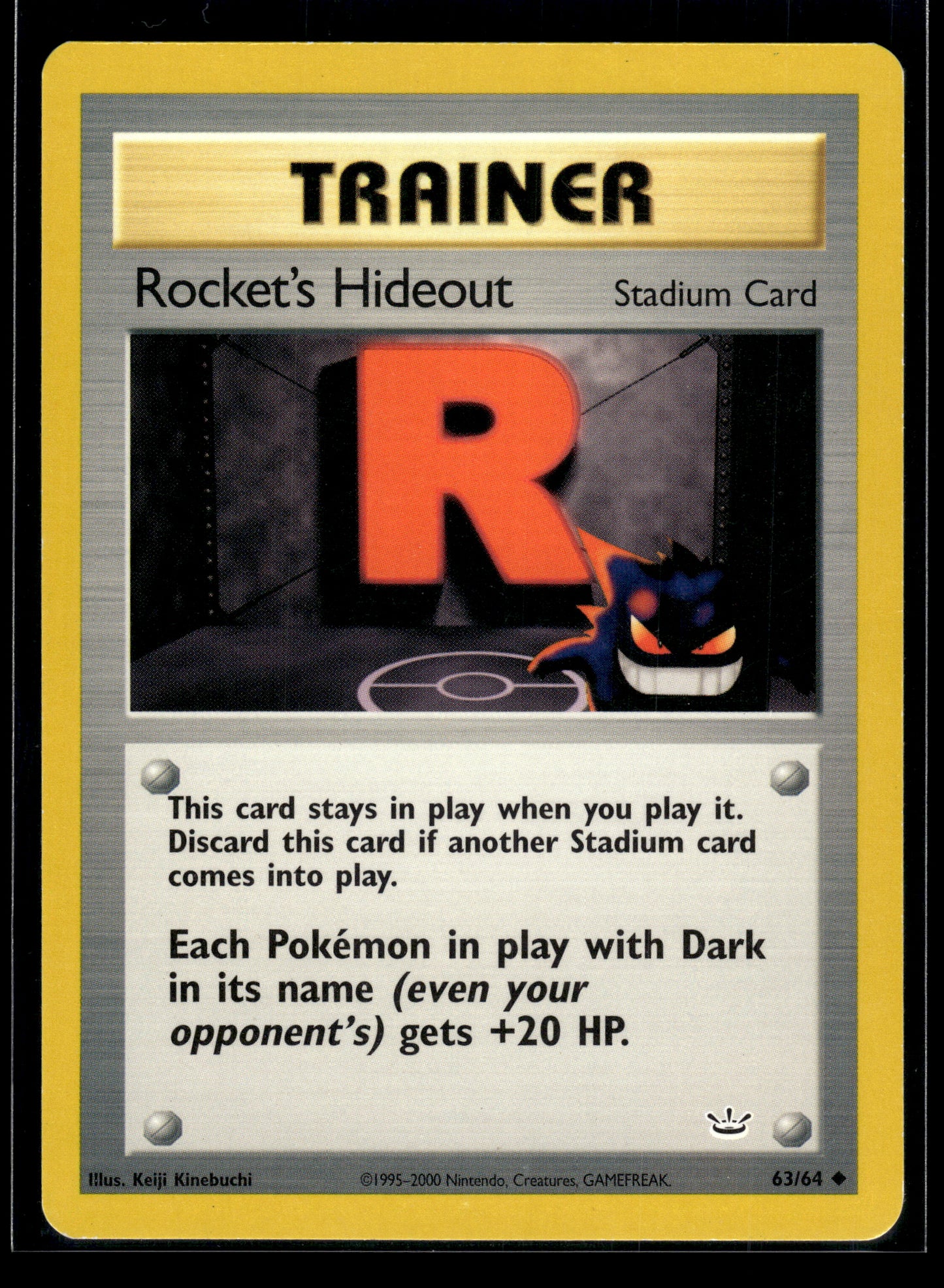 Rocket's Hideout #63/64 Neo Revelation MP