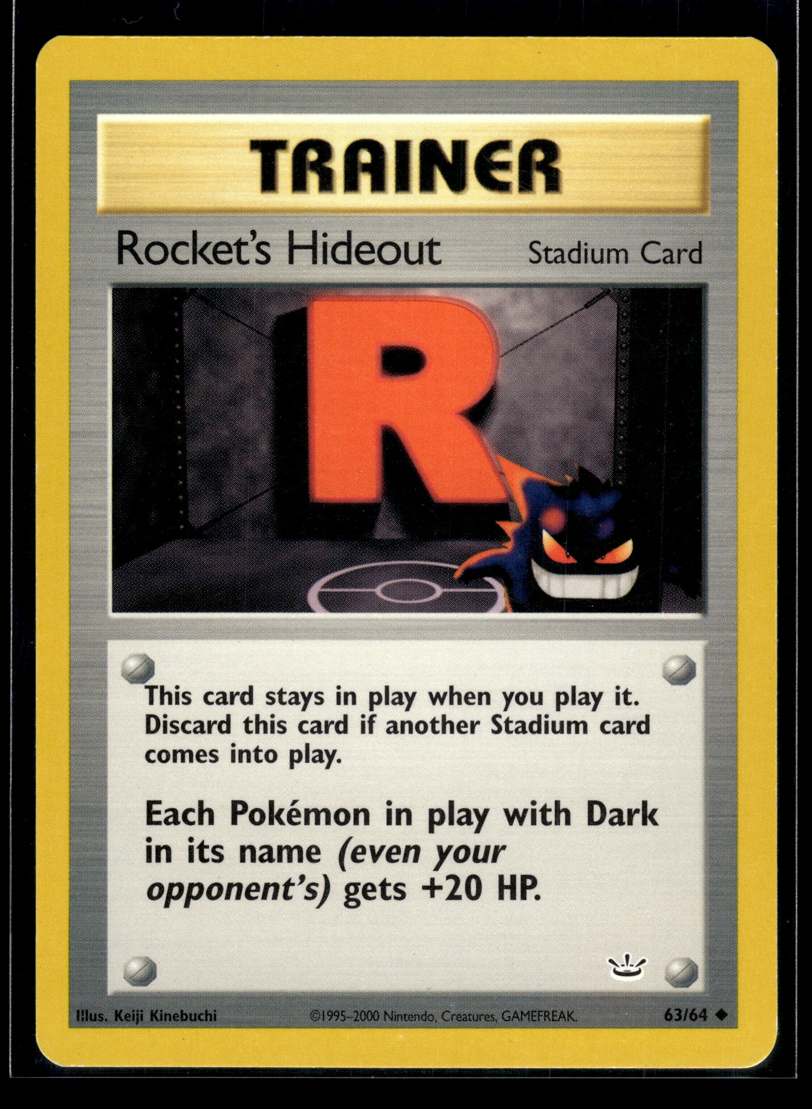 Rocket's Hideout #63/64 Neo Revelation MP