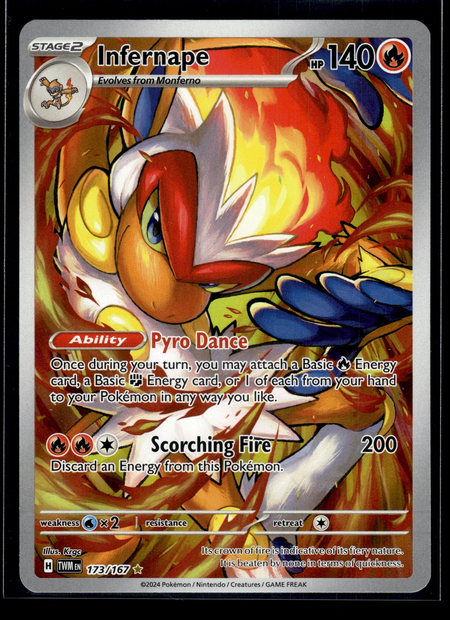 Infernape #173/167 Twilight Masquerade VLP