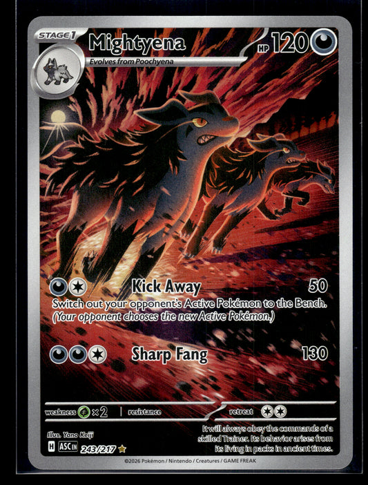 Mightyena #243/217 Ascended Heroes NM