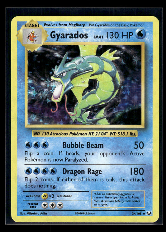 Gyarados #34/108 XY - Evolutions LP
