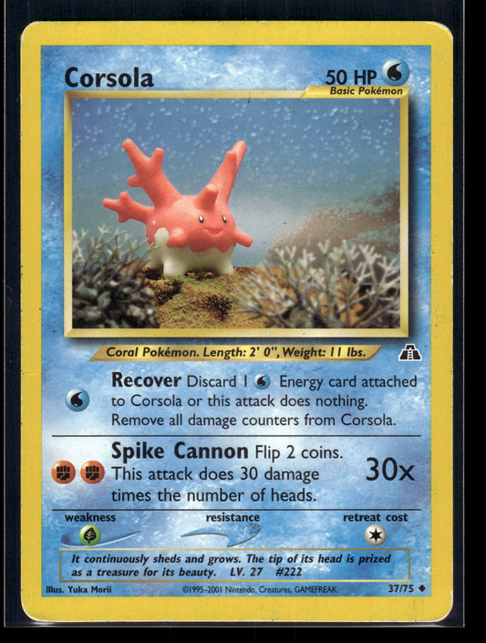 Corsola #37/75 Neo Discovery MP