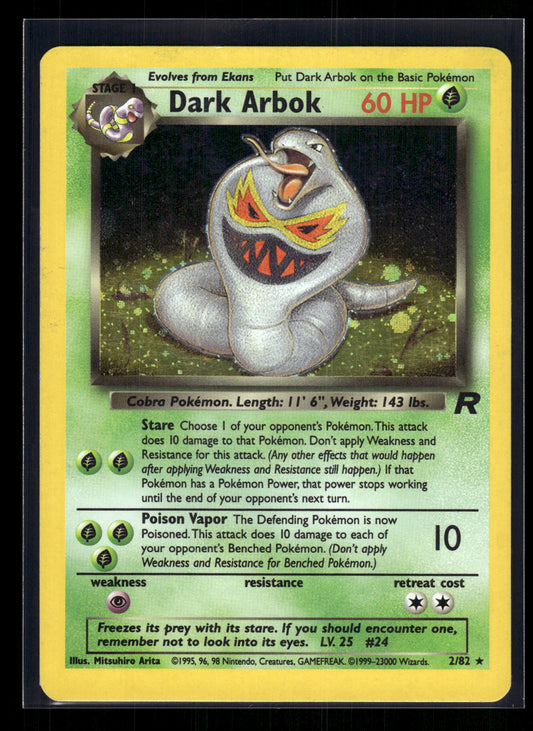Dark Arbok #02/82 Team Rocket MP