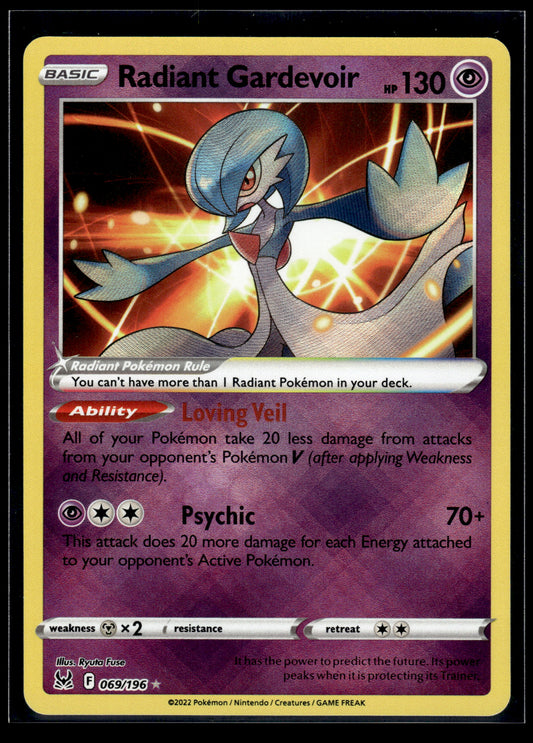 Radiant Gardevoir #069/196 Lost Origin VLP