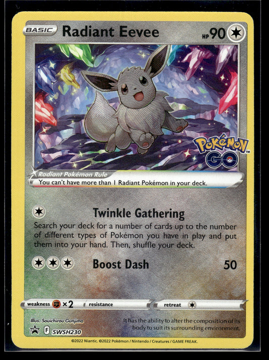 Radiant Eevee #SWSH230 Sword & Shield Promo Cards LP