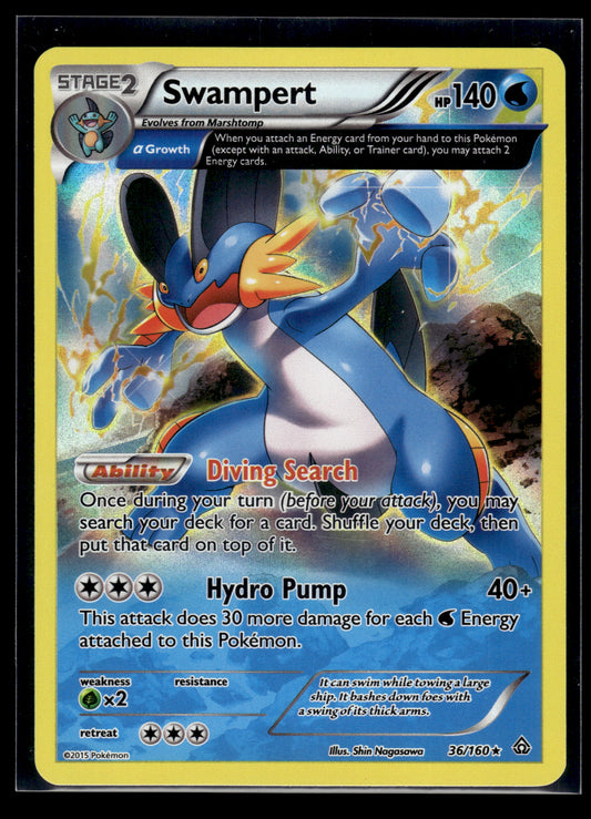 Swampert (Alpha) #36/160 XY - Primal Clash LP