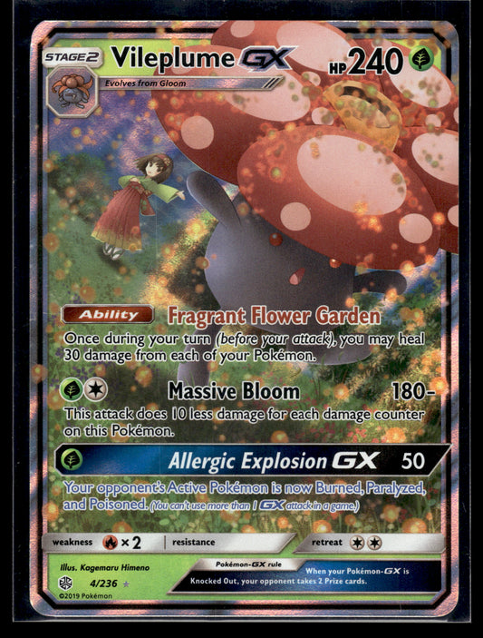 Vileplume GX #4/236 SM - Cosmic Eclipse VLP