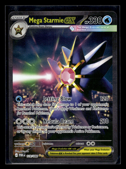 Mega Starmie ex #118/088 Perfect Order NM