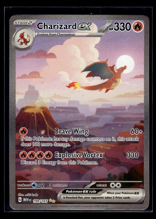 Charizard ex #199/165 Scarlet & Violet 151 LP