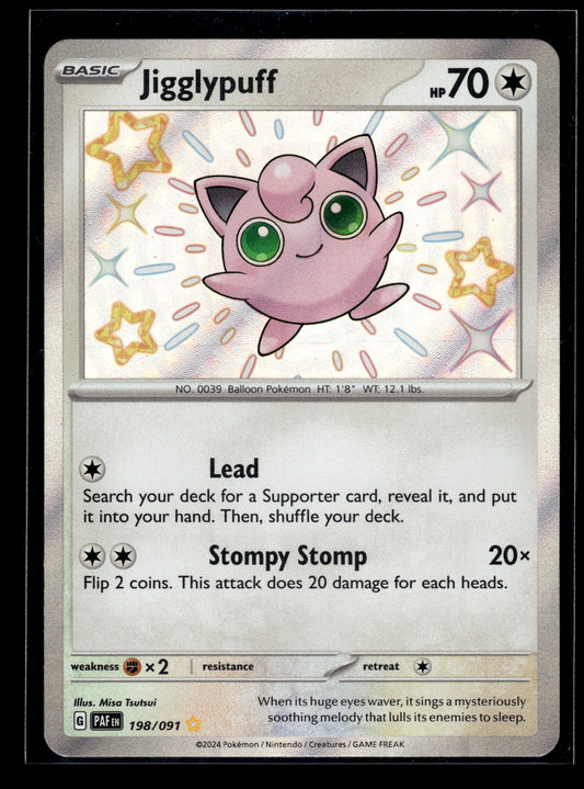 Jigglypuff #198/091 Paldean Fates VLP