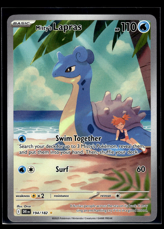 Misty's Lapras #194/182 Destined Rivals LP