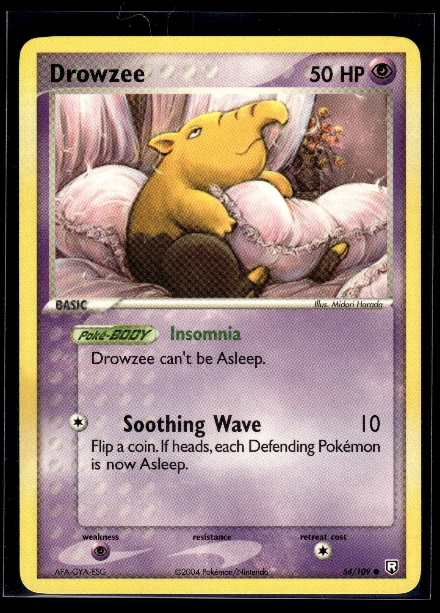Drowzee #54/109 Team Rocket Returns LP