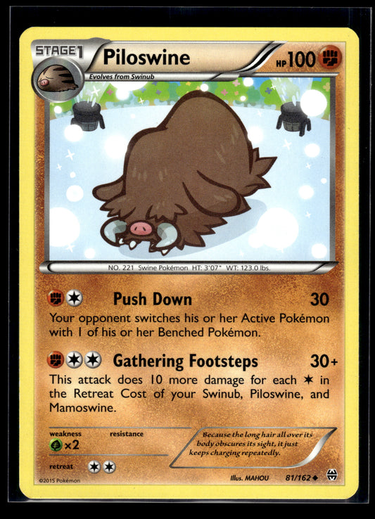 Piloswine #81/162 XY - BREAKthrough MP