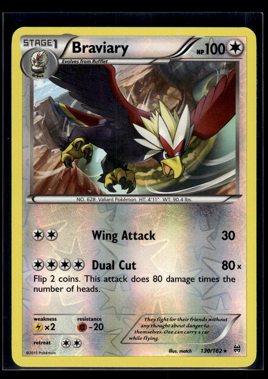Braviary #130/162 Reverse Holo XY - BREAKthrough LP