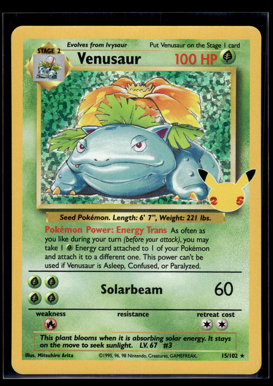 Venusaur #15/102 Celebrations: Classic Collection NM