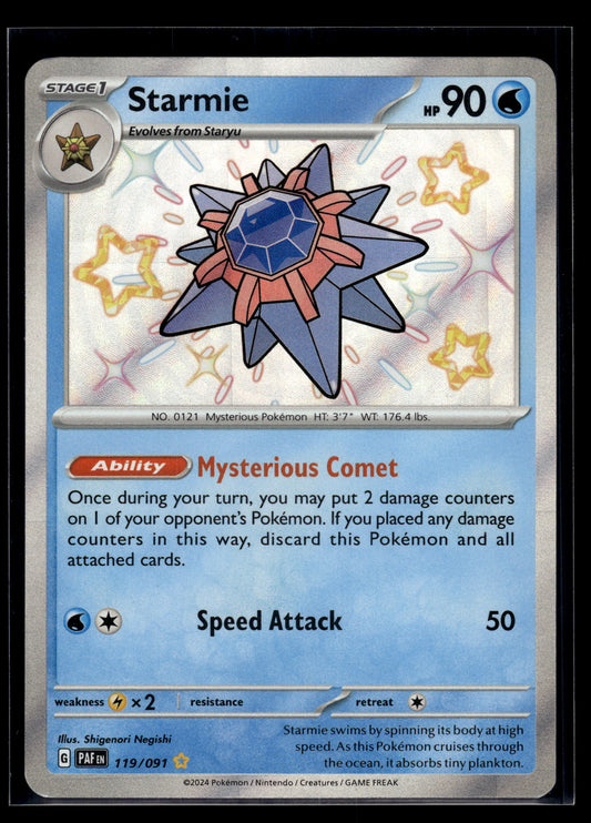 Starmie #119/091 Paldean Fates LP
