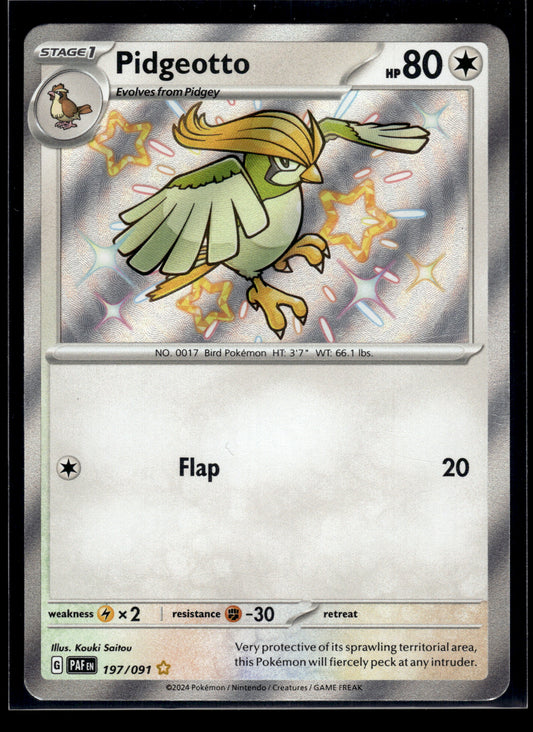 Pidgeotto #197/091 Paldean Fates VLP
