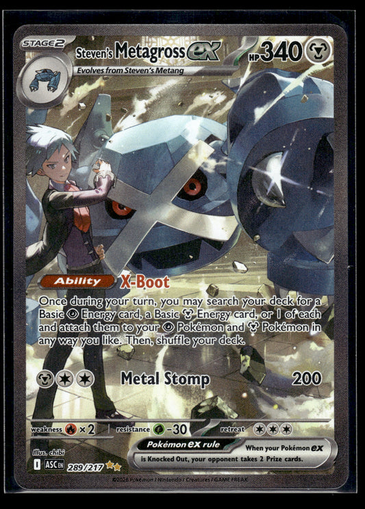 Steven's Metagross ex #289/217 Ascended Heroes VLP
