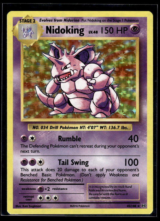 Nidoking #45/108 Evolutions LP