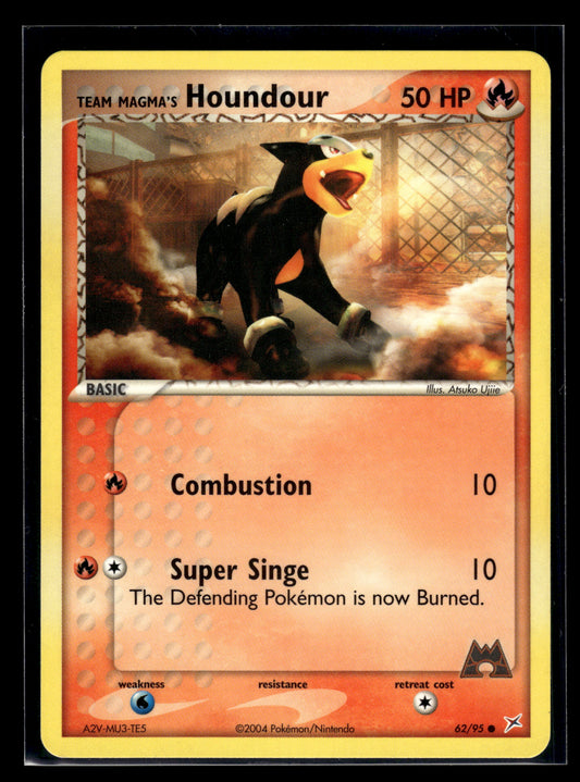 Team Magma's Houndour #62/95 Team Magma vs Team Aqua LP
