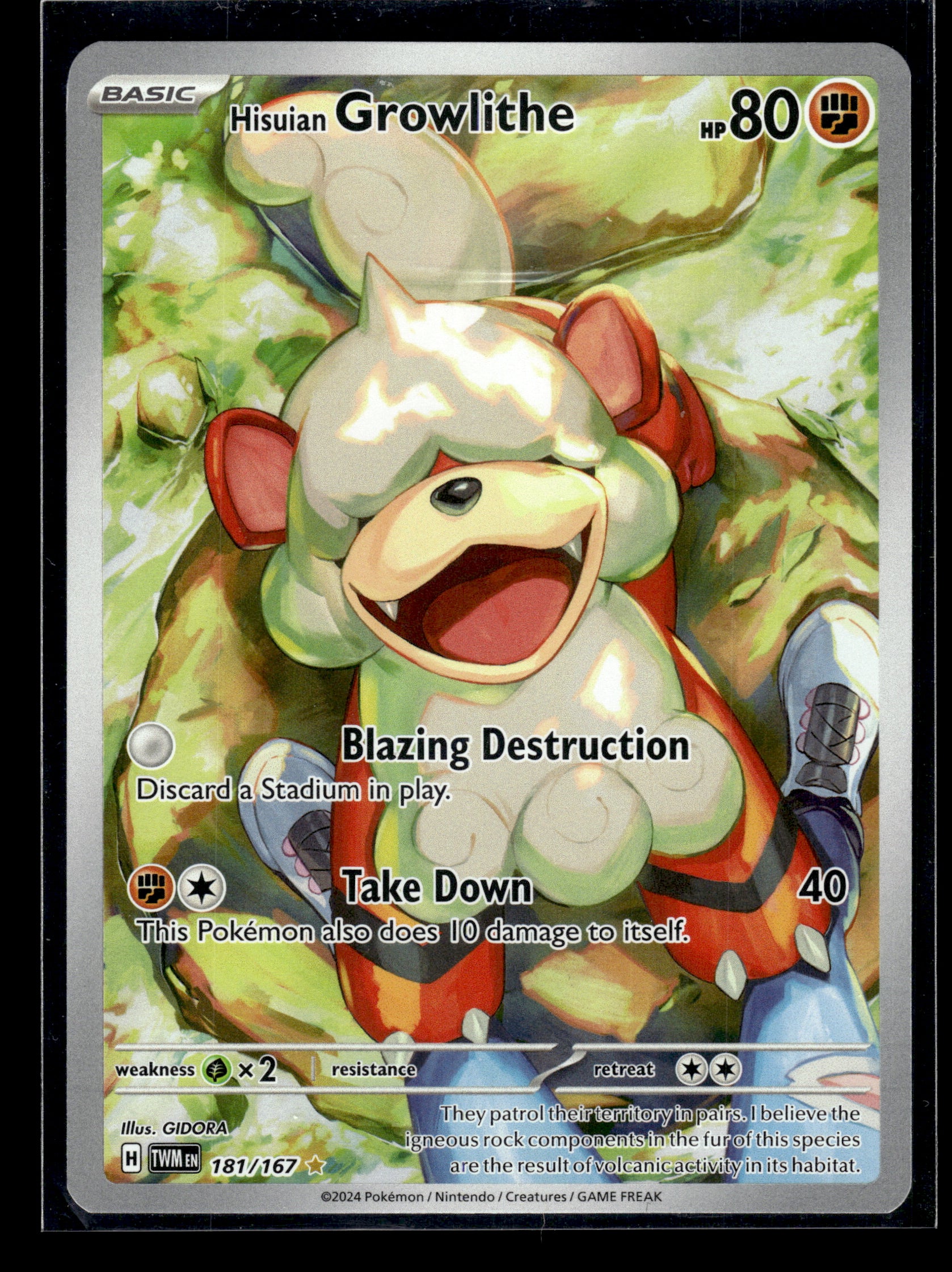 Hisuian Growlithe #181/167 Twilight Masquerade VLP