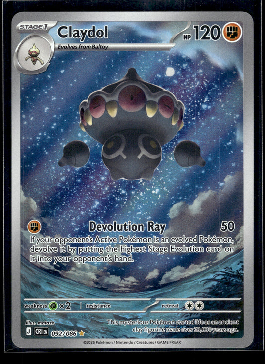 Claydol #092/086 Chaos Rising NM