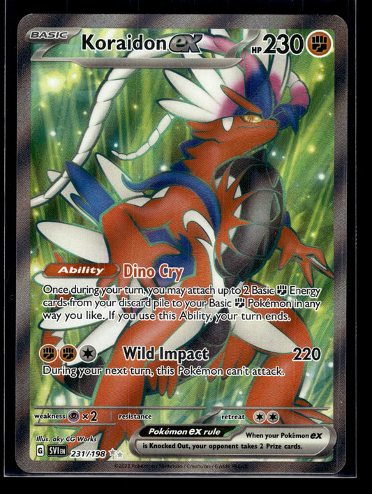 Koraidon ex #231/198 Scarlet & Violet Base Set VLP