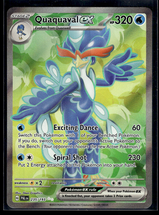 Quaquaval ex #235/193 Paldea Evolved LP