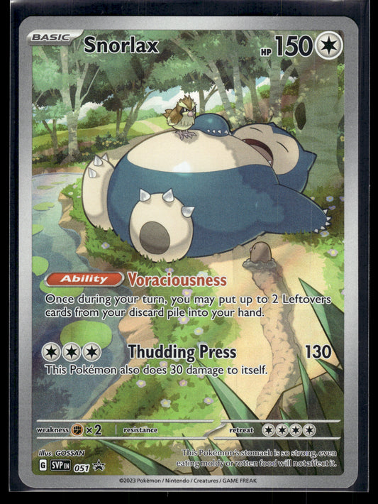 Snorlax #051 Scarlet & Violet Promo VLP