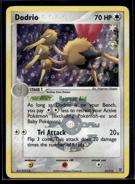 Dodrio #21/112 Reverse Holo FireRed & LeafGreen LP