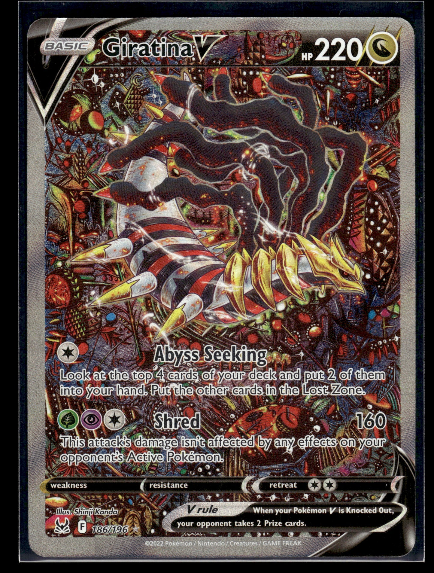 Giratina V #186/196 Lost Origin VLP