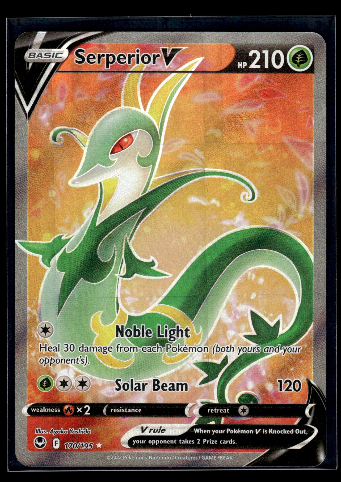 Serperior V #170/195 Silver Tempest VLP
