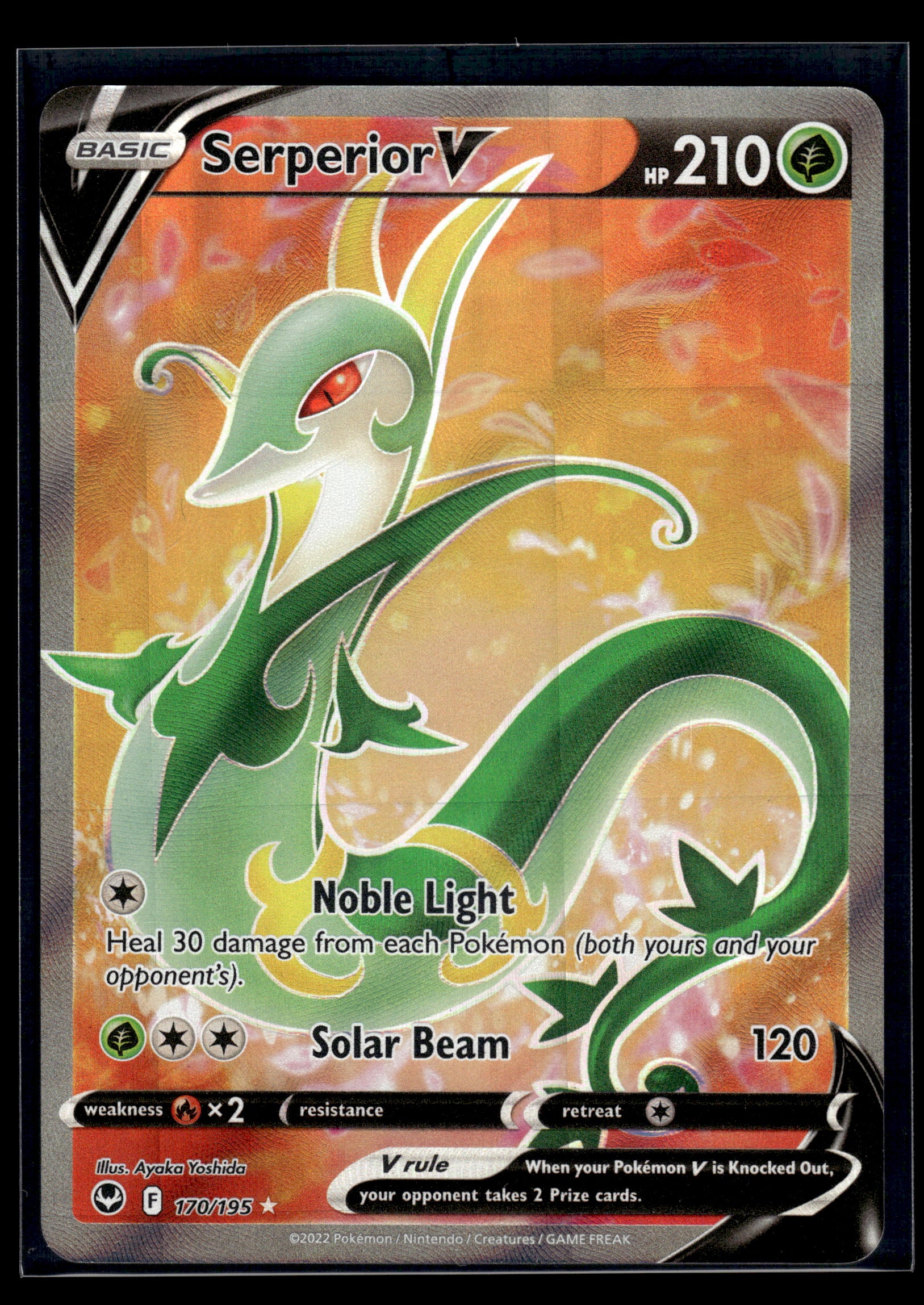 Serperior V #170/195 Silver Tempest VLP