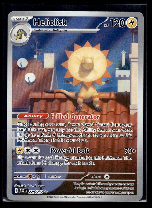 Heliolisk #229/217 Ascended Heroes NM