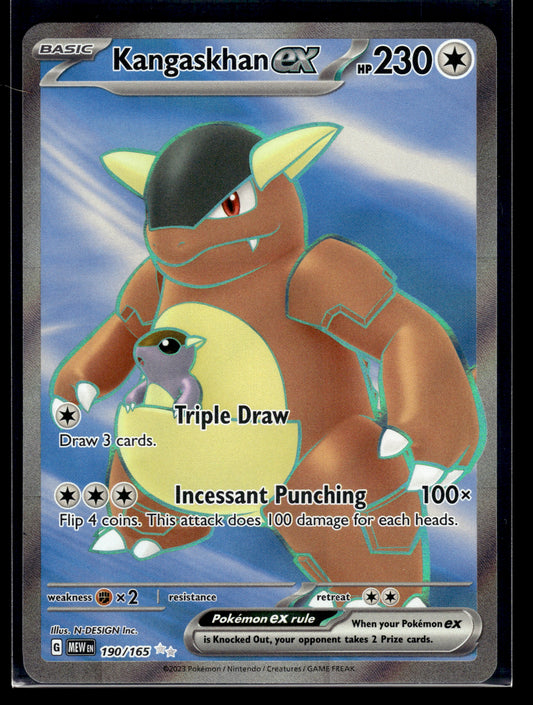 Kangaskhan ex #190/165 Scarlet & Violet 151 LP