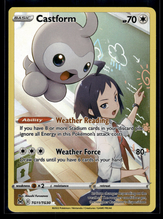 Castform #TG11/TG30 Lost Origin Trainer Gallery LP