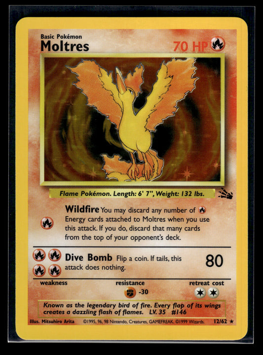 Moltres #12/62 Fossil LP