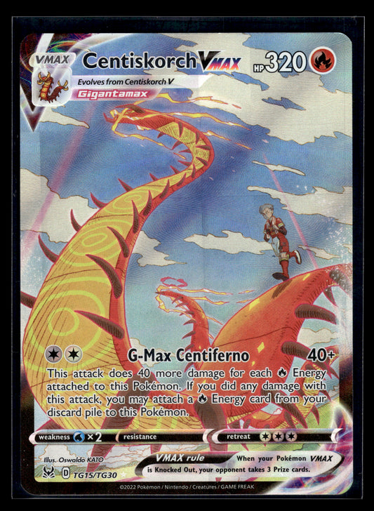 Centiskorch VMAX #TG15/TG30 Lost Origin Trainer Gallery VLP
