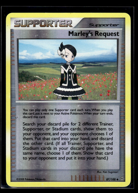 Marley's Request #87/100 Reverse Holo Stormfront MP